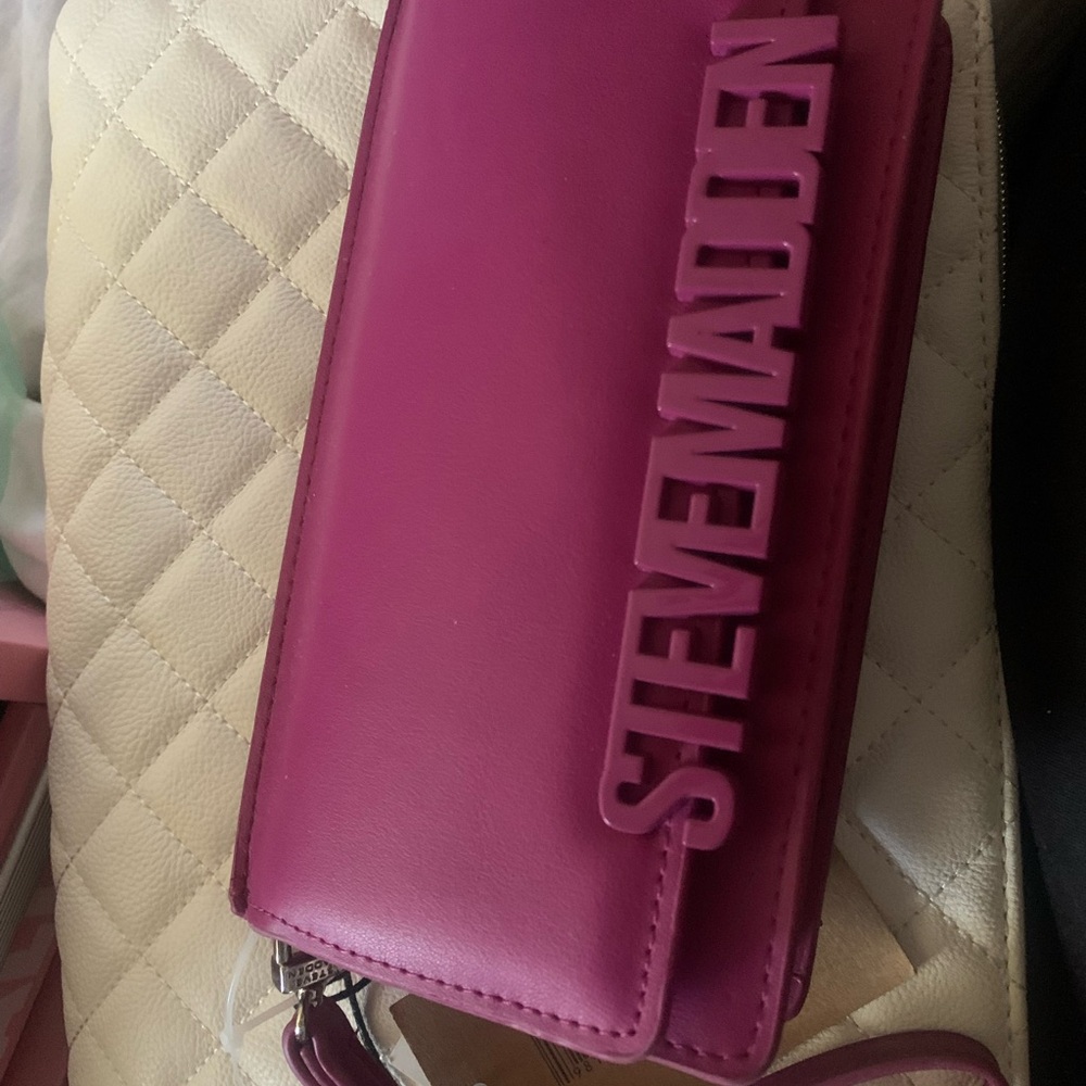 Steve Madden Fuchsia Clutch/Wallet